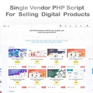Valexa PHP Script For Selling Digital Products And Digital Downloads